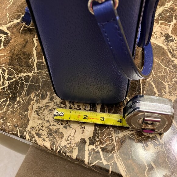 Kate Spade Blue Leather Handbag (Tote or Shoulder Bag) - Picture 10 of 14